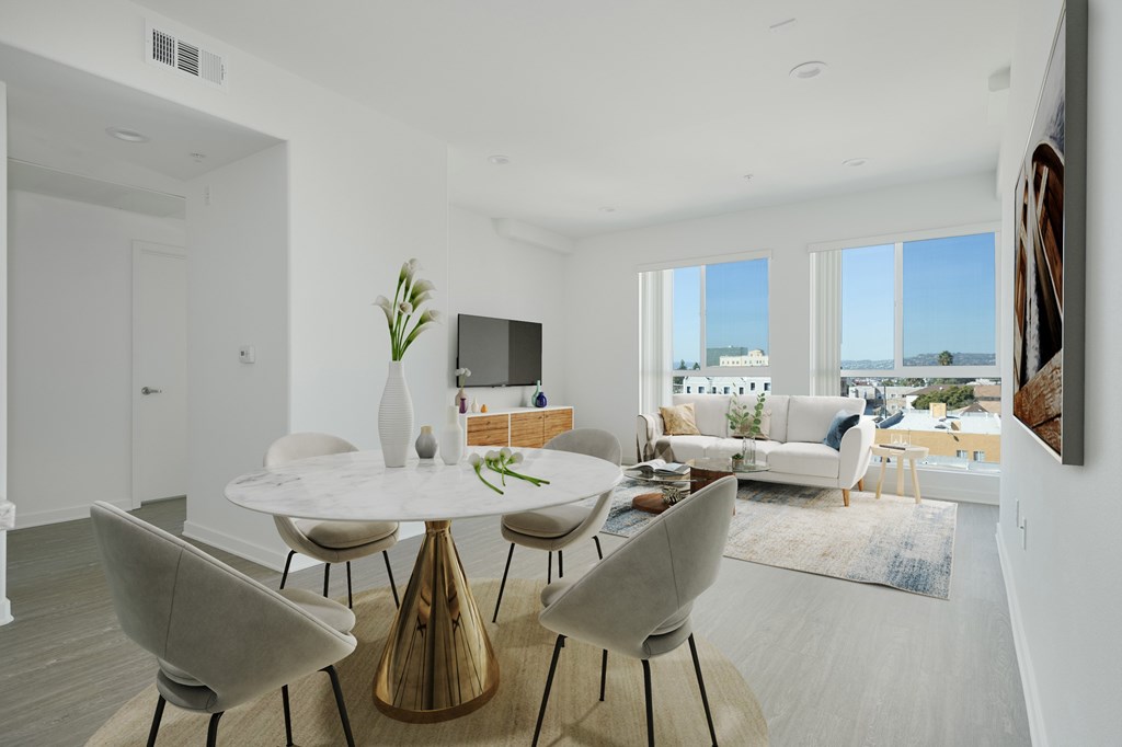 Dining Room at 422 South Lake, Los Angeles California  