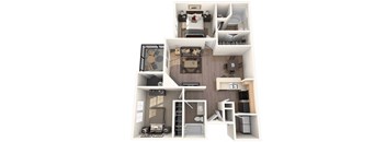2Bed 2Bath at Avalon at Seven Hills Apartments, Henderson, NV, 91790