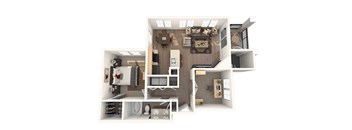 1Bed 1Bath_B at Avalon at Seven Hills Apartments, Nevada, 91790