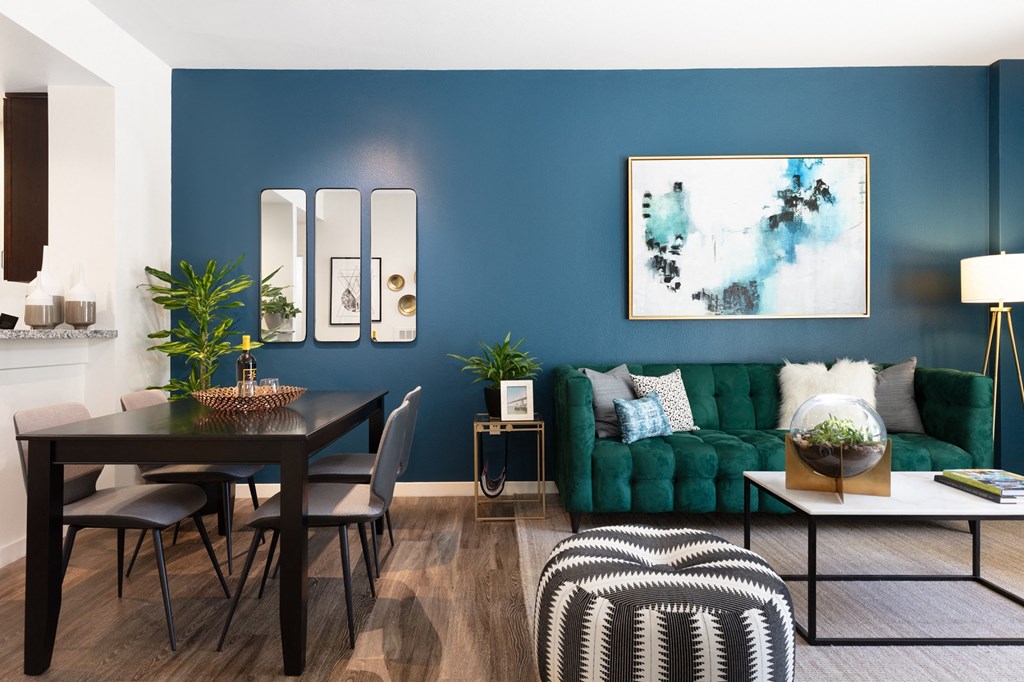 Dining and living area