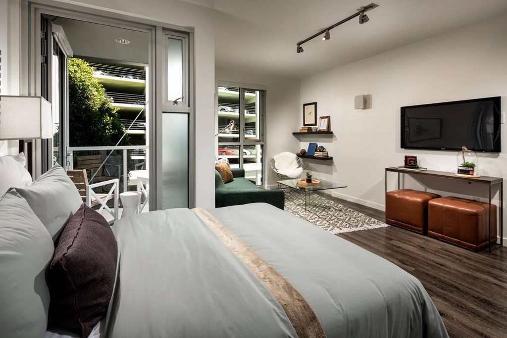 Bedroom With TV at Chelsea Santa Monica, Santa Monica, California
