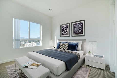 Spacious Bedroom at Grand View Towers, Los Angeles, 90057  