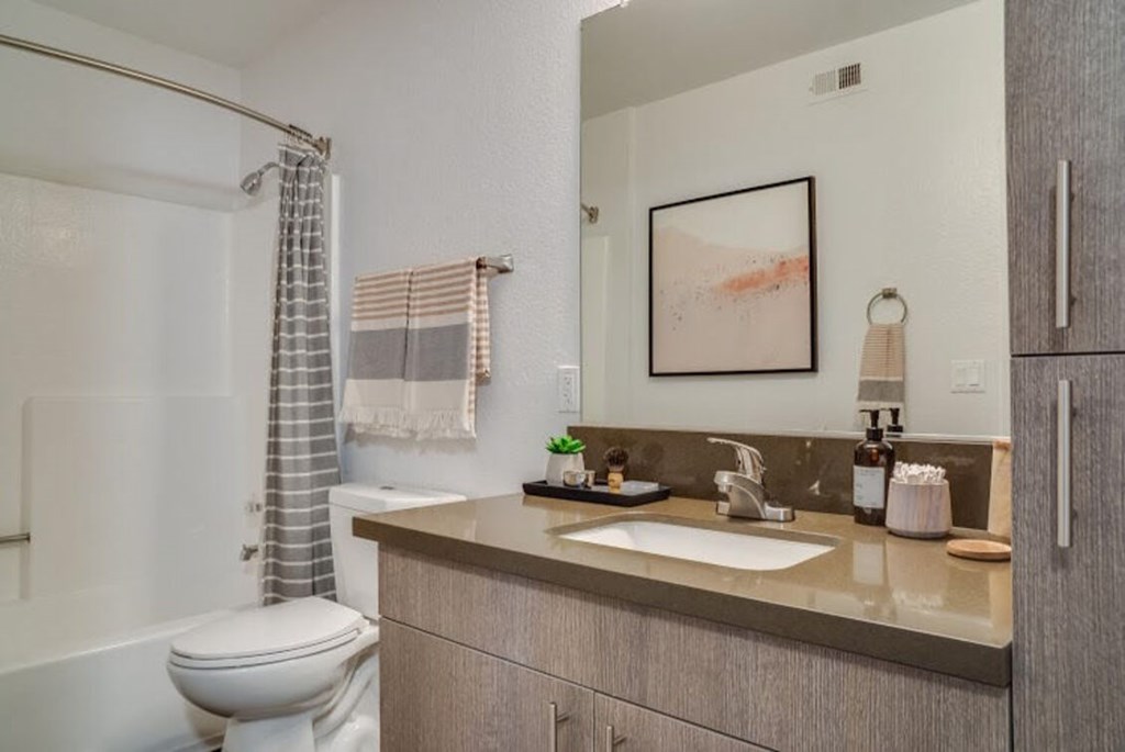 Luxurious Bathroom at Solterra At Civic Center, Norwalk, CA 90650-8308  