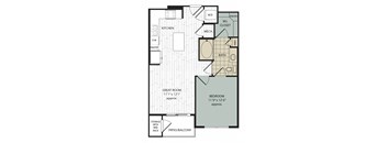 A2 Floor Plan at Arise Riverside, Austin, TX