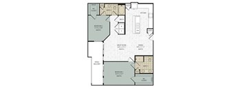 B4 Floor Plan at Arise Riverside, Texas