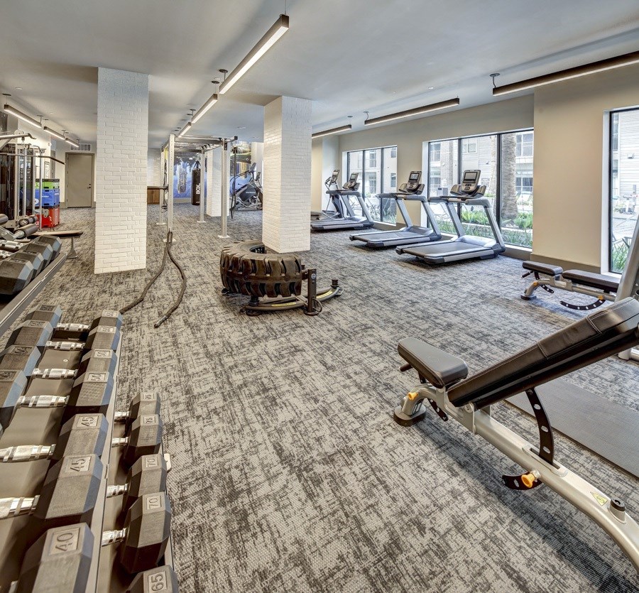 the gym at Arise Riverside, Texas, 78741