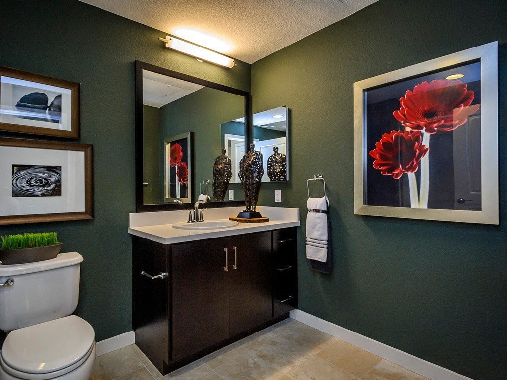 a bathroom with a toilet and a sink and a mirror