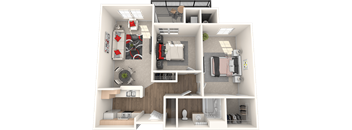 San Clemente Floor Plan at 55+ FountainGlen Stevenson Ranch, California, 91381