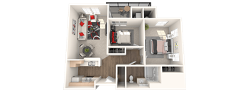 San Gabriel Floor Plan at 55+ FountainGlen Stevenson Ranch, California