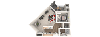 San Nicholas Floor Plan at 55+ FountainGlen Stevenson Ranch, Stevenson Ranch