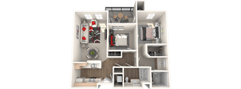 Santa Barbara Floor Plan at 55+ FountainGlen Stevenson Ranch, Stevenson Ranch, 91381