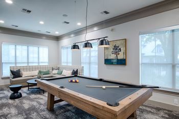 Pool table in billards room at Silverado, Frisco, TX, 75034