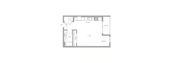 Solis - Studio 1 Bath - 500 sqft