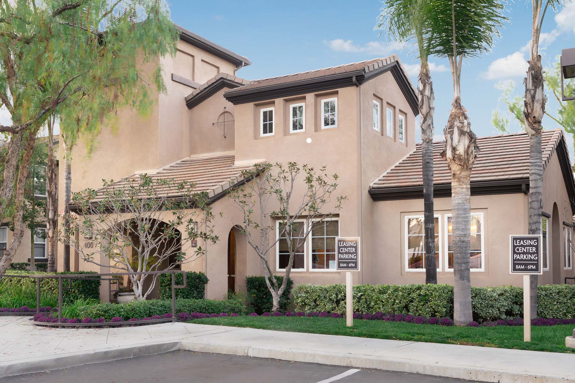 Exterior of leasing office