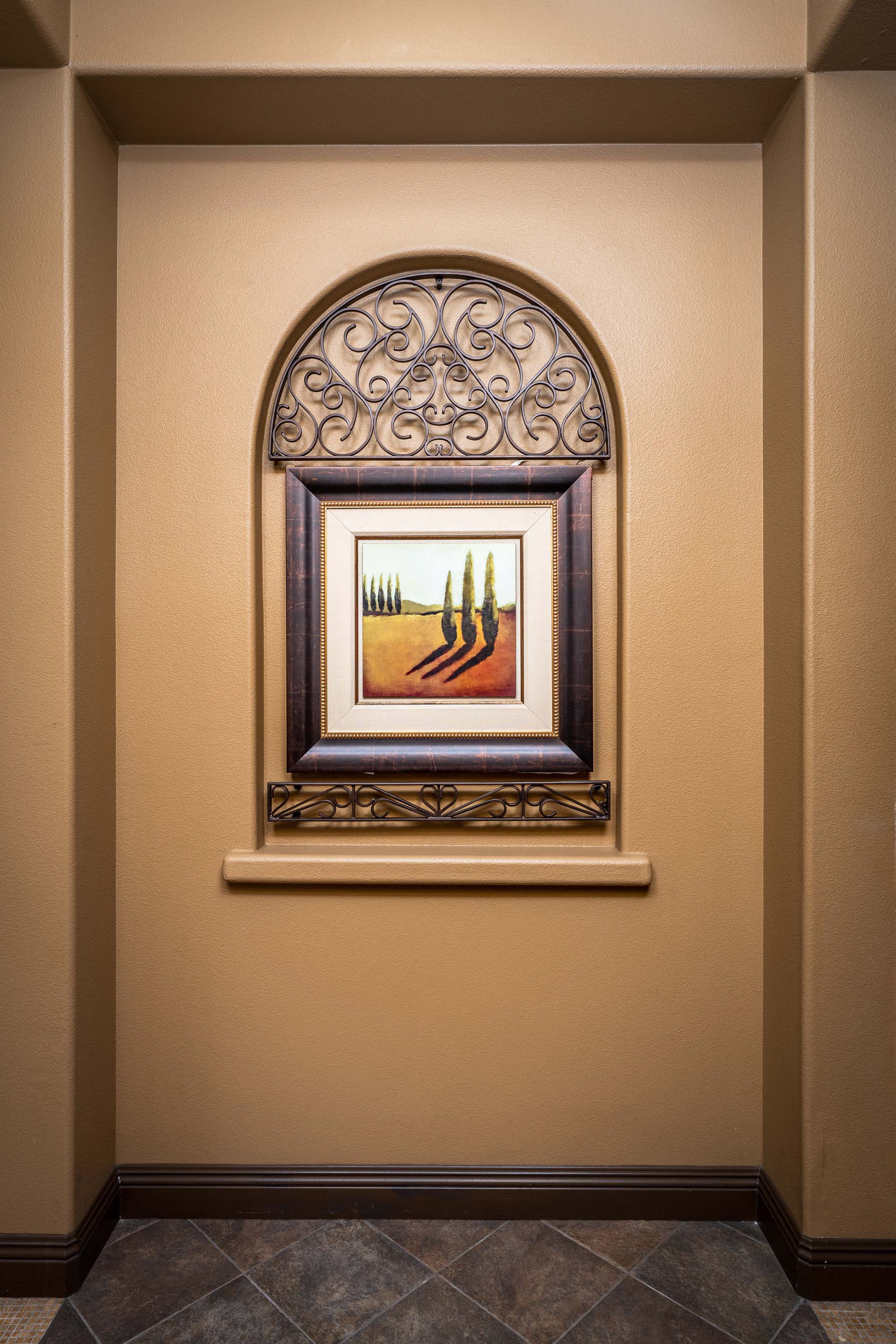 Painting in the hallway