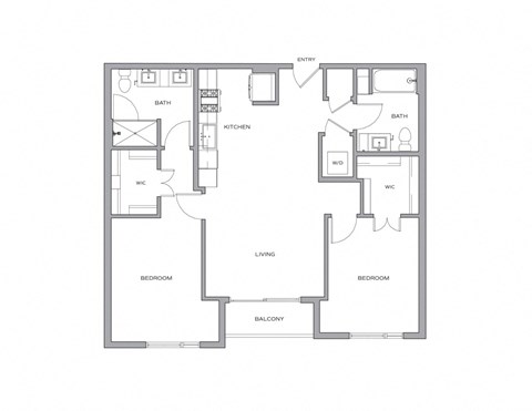 Spiritus - 2 Bed 2 Bath - 1078 sqft