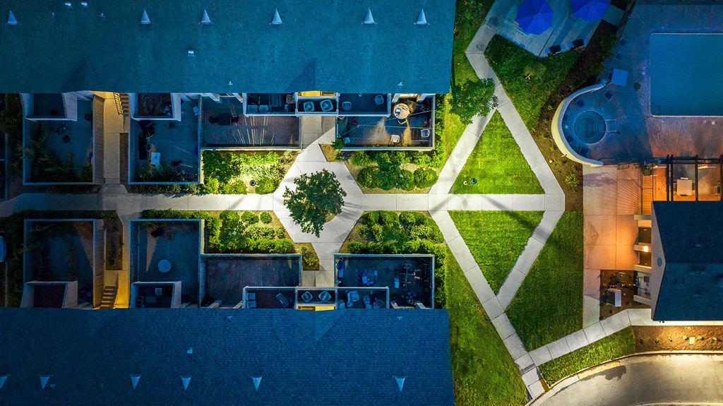 Aerial view of the community at Sunstone Place, Riverside, CA, 92505