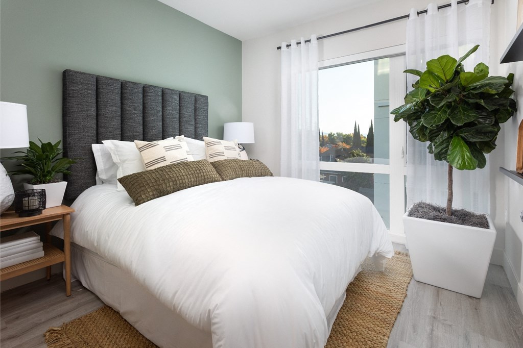 furnished bedroom