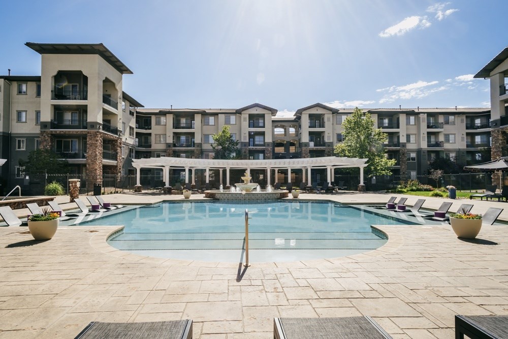 A large swimming pool  at Terracina, Broomfield, CO