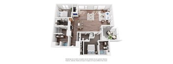 B8 - 2 bed 2.5 bath - 1512 sqft
