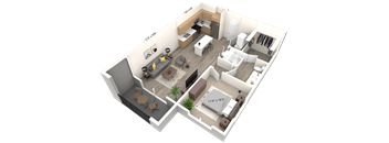 The Arroyo 3D floor plan