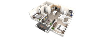 The Basin 3D floor plan