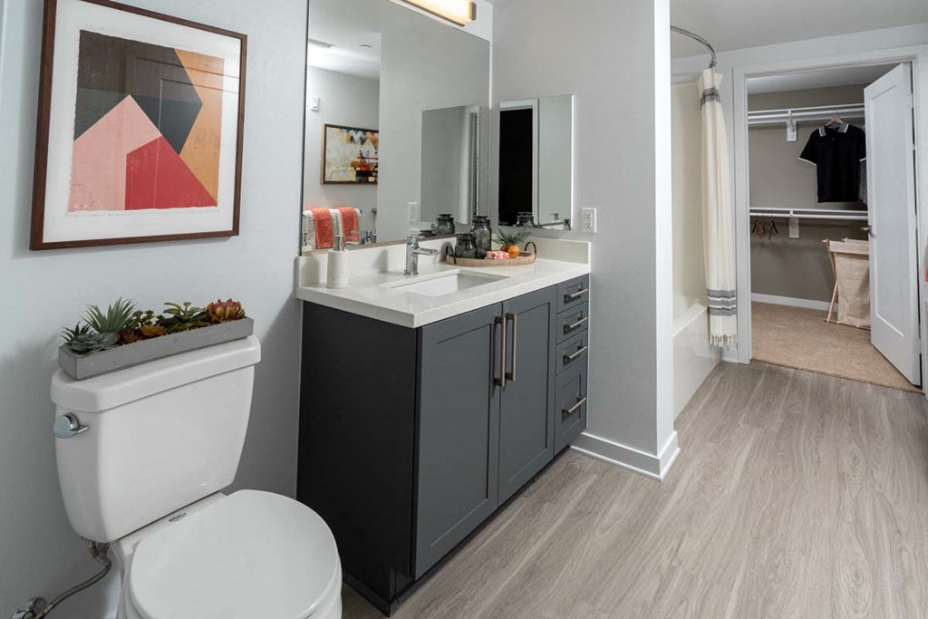 a bathroom with a toilet and a sink