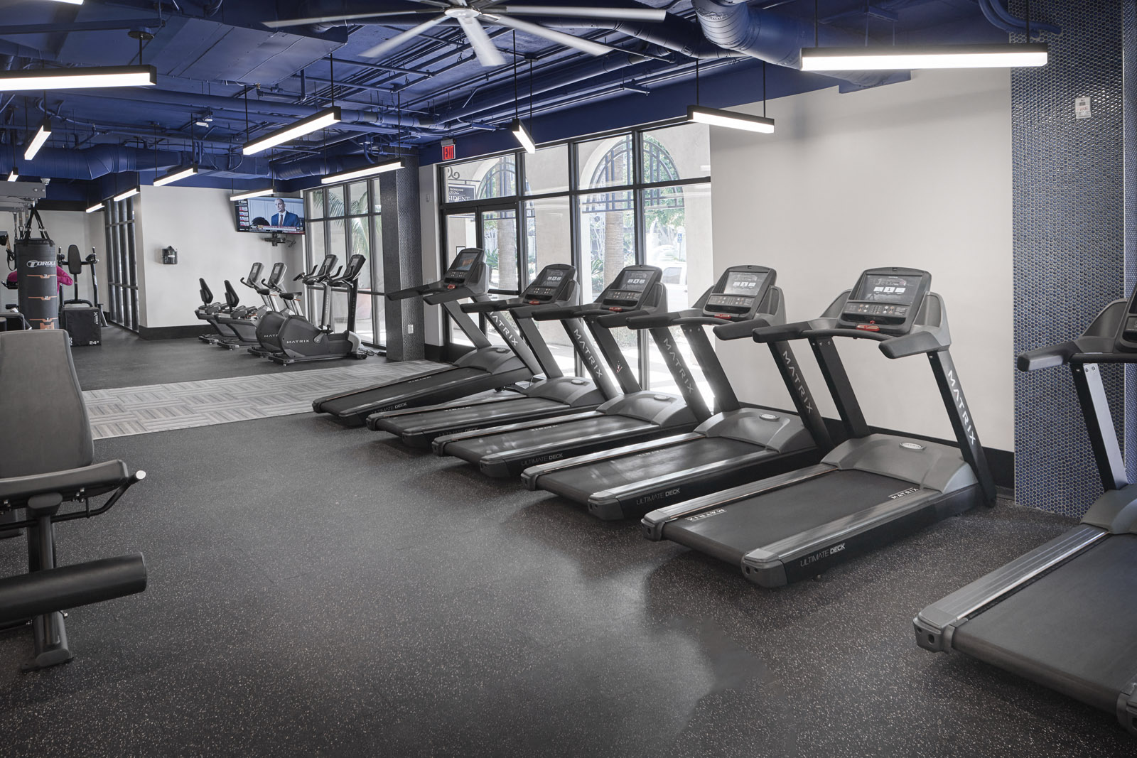 San Diego, CA Apartments for Rent - The Promenade Rio Vista Fitness Center With Treadmills, Exercise Bikes, Free Weights, and More