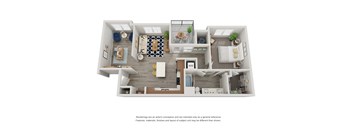 A5 - 1 Bed 1 Bath - 938 sqft