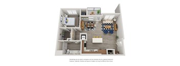 A6 - 1 Bed 1 Bath - 935 sqft