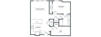 a schematic drawing of a floor plan of a residence