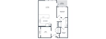 a blueprint of a floor plan of a house
