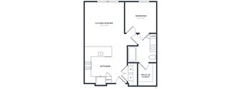 a blueprint of a floor plan of a house