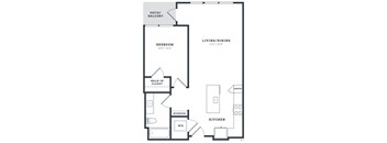 a blueprint of a floor plan of a house