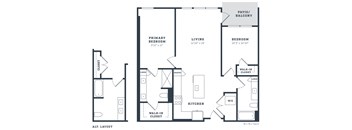 a blueprint of a floor plan of a house with three floors