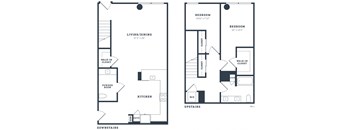 a blueprint of a floor plan of a house