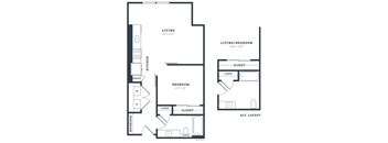 a blueprint of a floor plan of a building