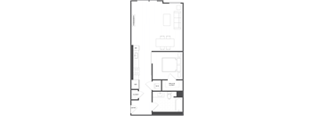 A3.1C - Jr 1 Bed 1 Bath - 694 sqft