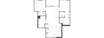 C4.1 - 2 Bed 2 Bath - 935 sqft