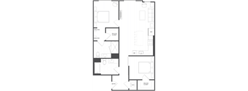 C6.1C - 2 Bed 2 Bath - 959 sqft