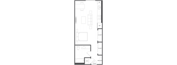 S1.1 - Studio 1 Bath - 559 sqft