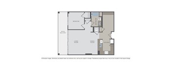 1 bed 1 bath D at The Grand Apartments, Oakland, California