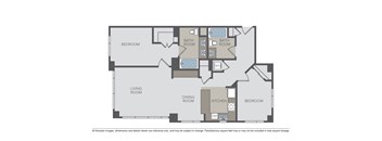 2 bed 2 bath D at The Grand Apartments, Oakland