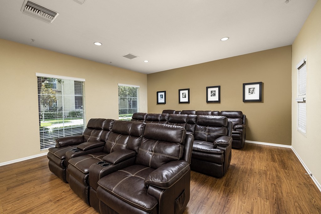 Private Movie Theater at 55+ FountainGlen Stevenson Ranch, California, 91381