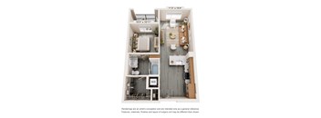 A1 Floor Plan at Trestle, Monrovia