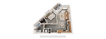 A3a Floor Plan at Trestle, California, 91016