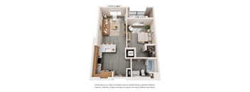 A5 Floor Plan at Trestle, Monrovia, CA