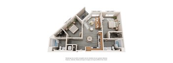 B2 Floor Plan at Trestle, California, 91016