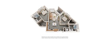 B4 Floor Plan at Trestle, Monrovia, California