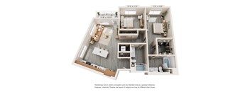 B5 Floor Plan at Trestle, Monrovia, 91016